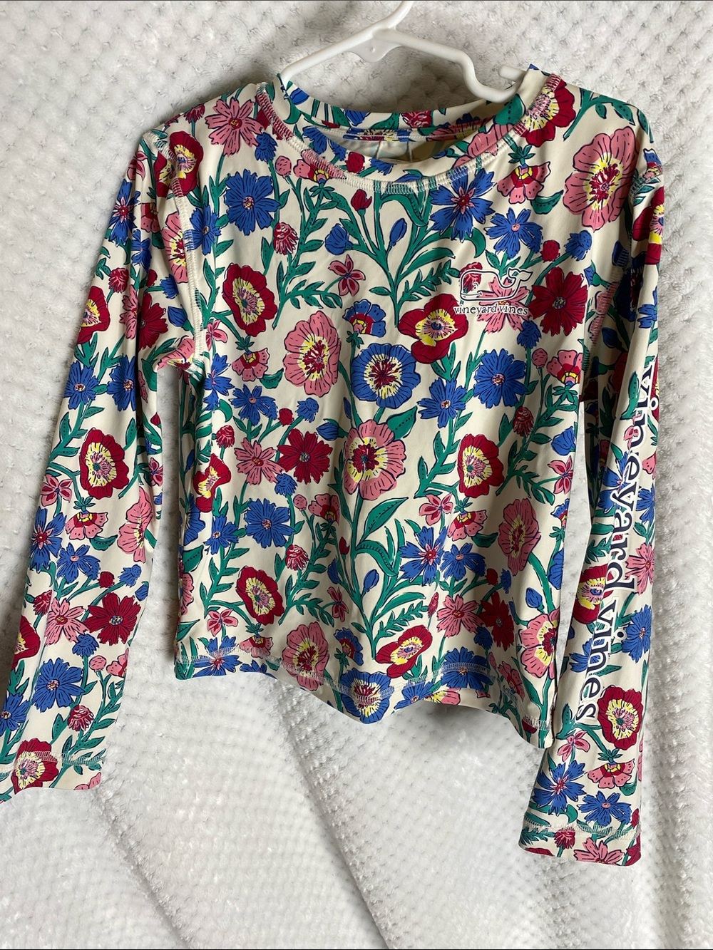 Vineyard Vines Floral Long Sleeve Rashguard Top